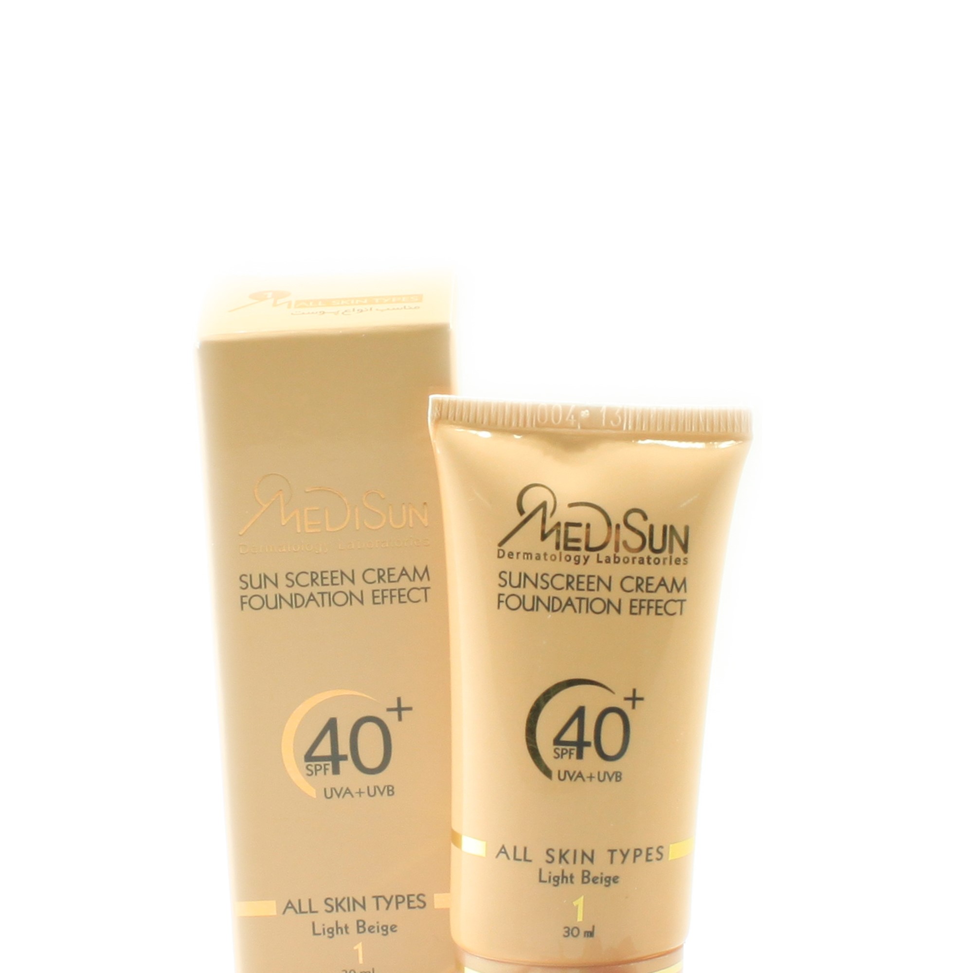 کرم ضد آفتاب SPF40 بژ روشن مدیسان